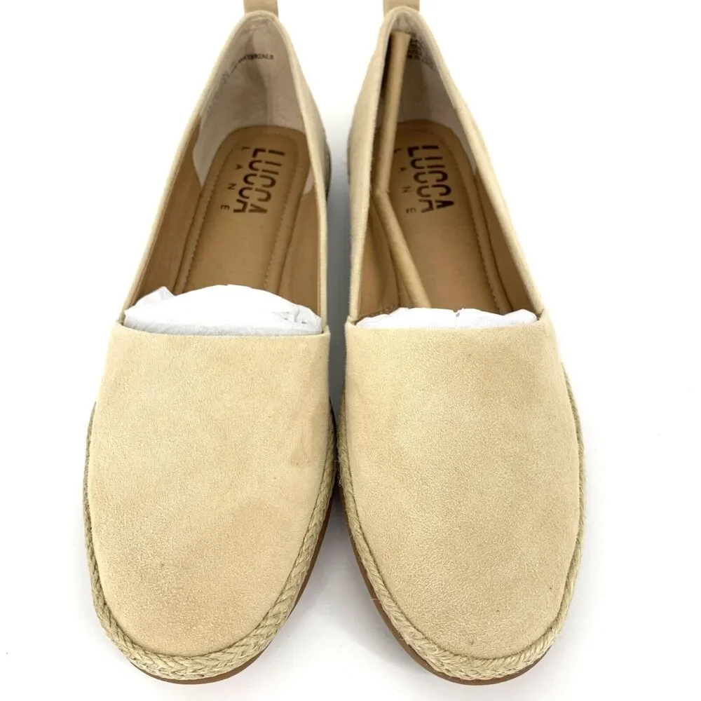 NEW Lucca Lane Naomi Casual Espadrille Flats Women's Shoes Size 7-½ M